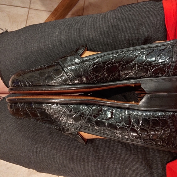 Zelli- Tuscony Italian Crocodile loafers main image 4